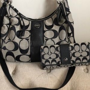 Coach handbag and wallet